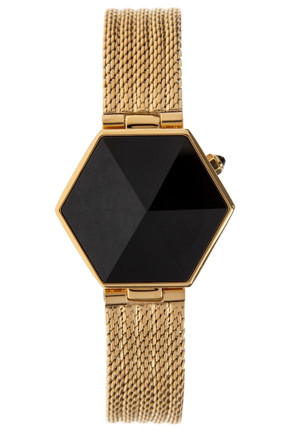 Relógio Digital Feminino Chilli Beans Hexagonal Dourado RE.MT.1495.0121 PP