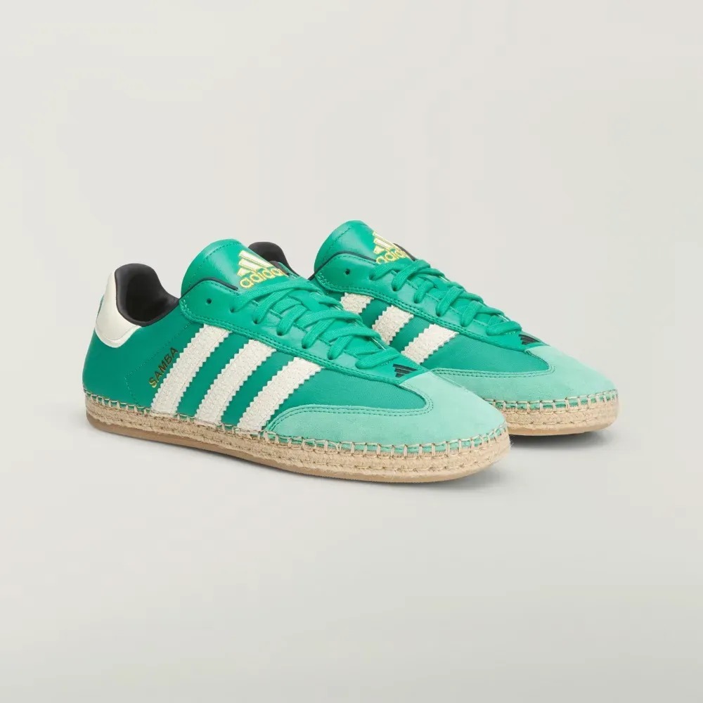 CLOT x adidas Samba Espadrille Court Green Warm Vanilla — 40 / 41 / 42, Novo