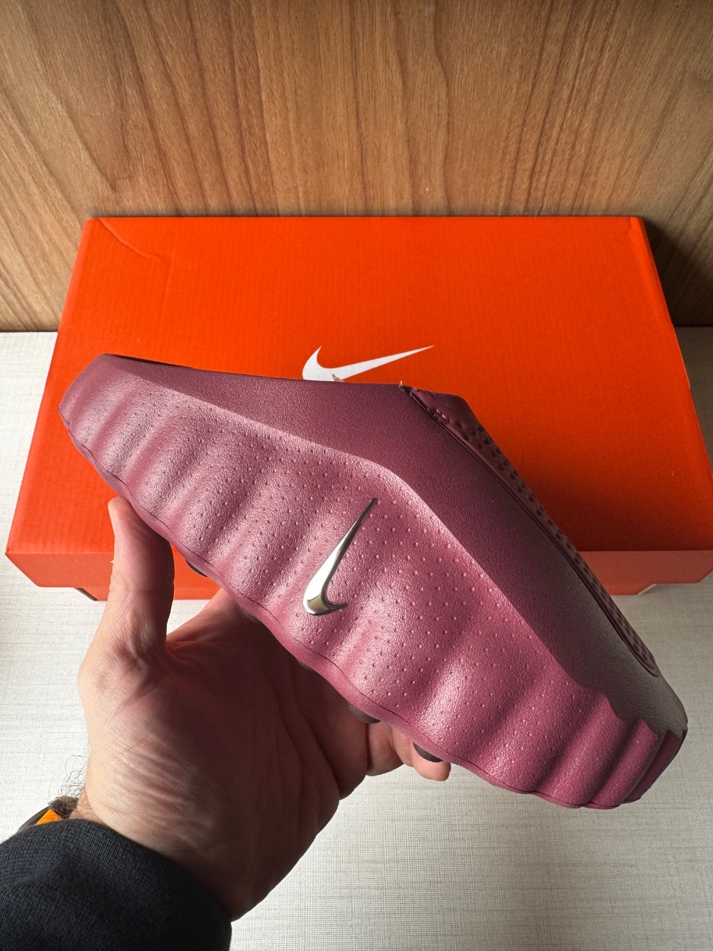 Nike Mind 001 Slide Pink Smoke — 36, Novo