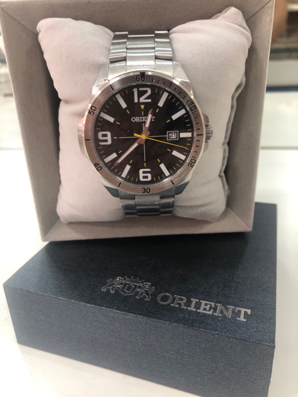 Relógio Orient Sport Prata 44 mm — Único, Novo