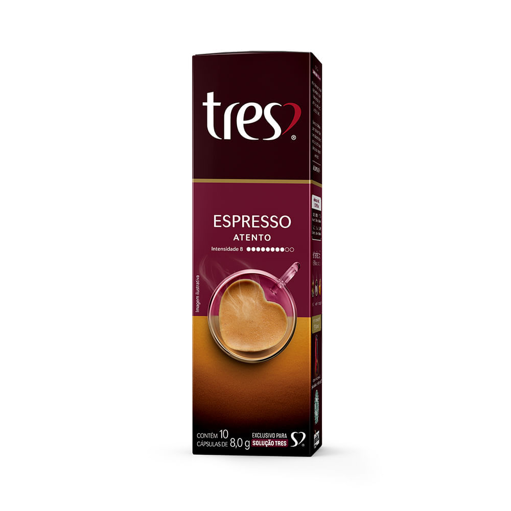 Café Três Corações Atento em cápsulas 10 unidades