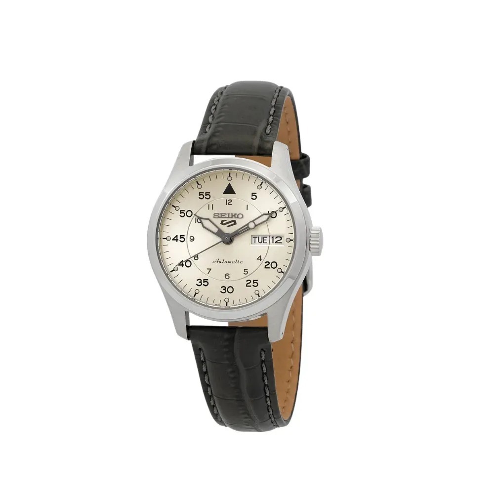 Relógio Seiko 5 Sports Automatic Champagne Dial 36.4 mm — Único, Novo