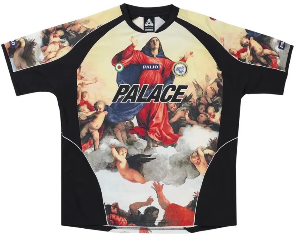 Camiseta Palace Titian Jersey Black — M, Novo