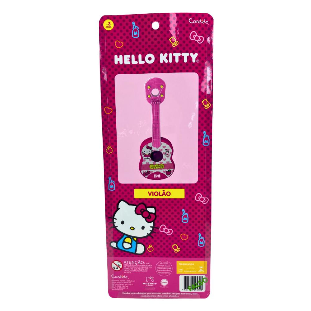 Foto 3 de Instrumento Musical Infantil Hello Kitty - Violão