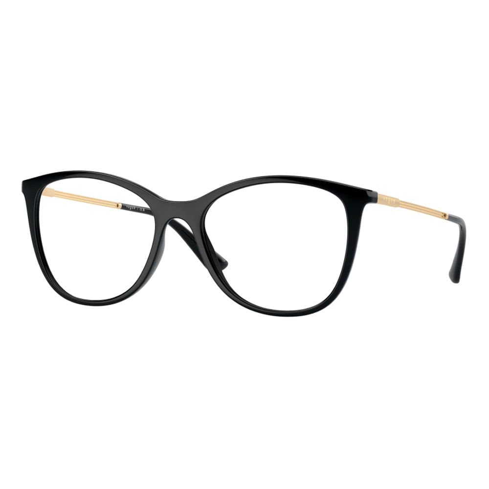 Armação de Óculos de Grau Feminina Vogue Phantos VO5562 W44 Cor Preto