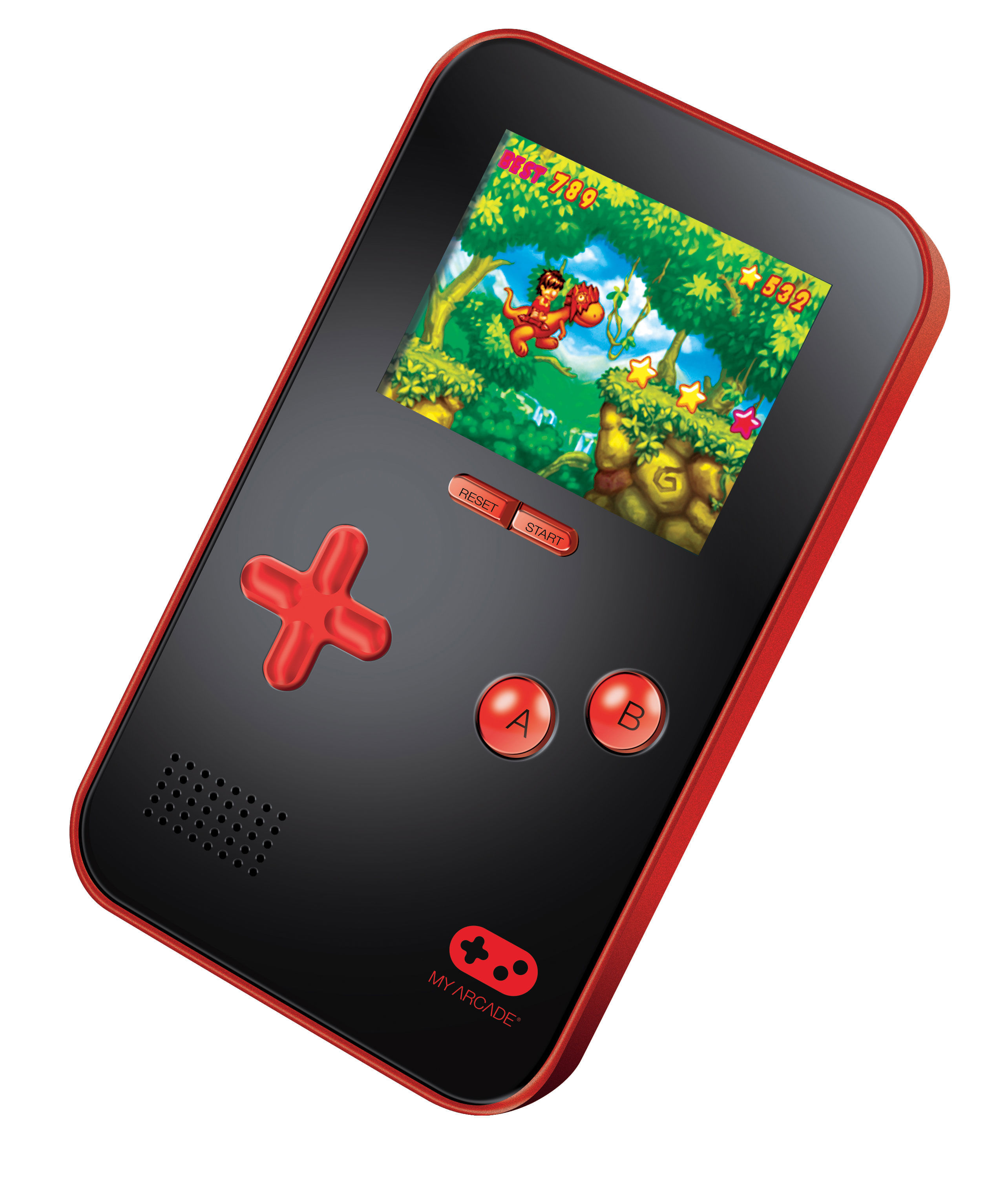 Console portátil My Arcade Go Gamer Dreamgear DGUN-2891 Vermelho com Preto