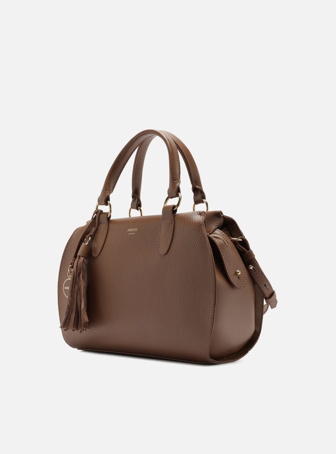Foto 2 de Bolsa Tote Caramelo Grande Bag Charm Duplo
