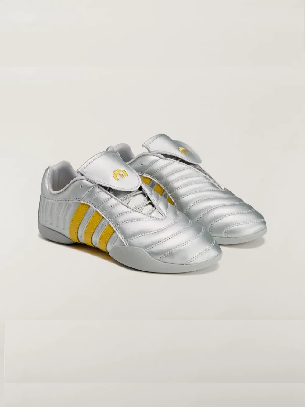 Miaou x adidas Elite Mei Silver Metallic Collegiate Navy Hazy Yellow — 34 / 36 / 40, Novo