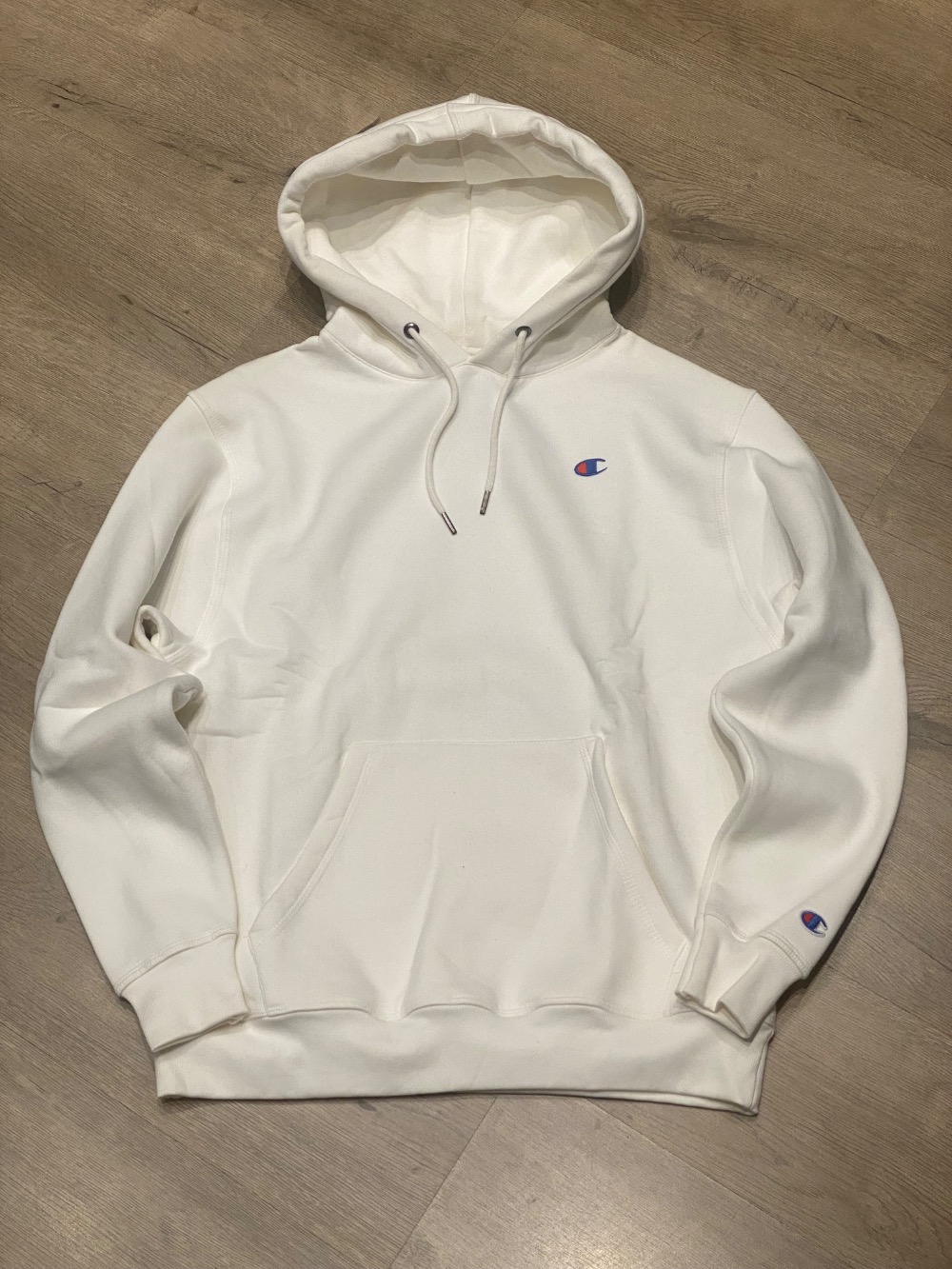 Moletom Champion Reverse Weave Pullover White — G / XG / XXG, Novo