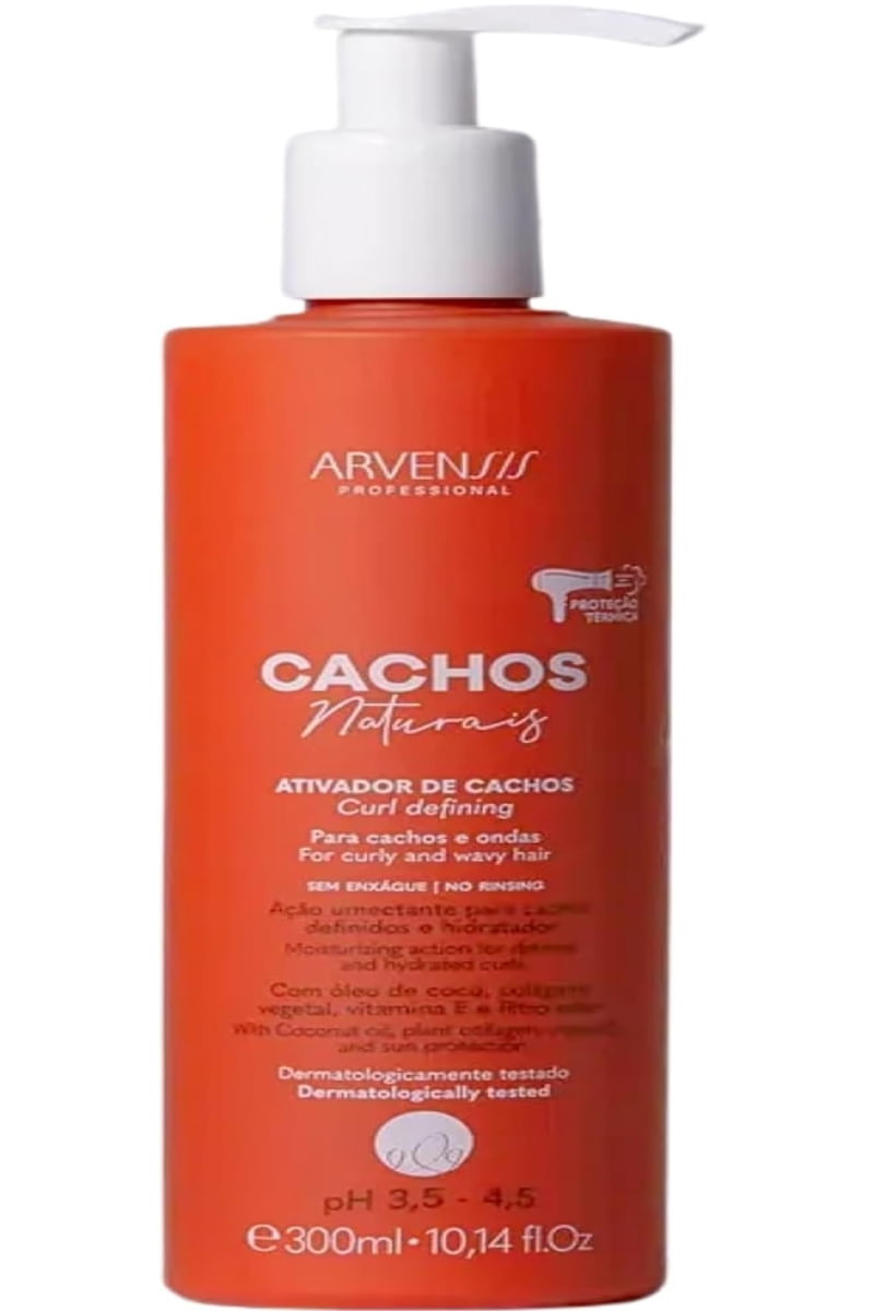 ARVENSIS CREME ATIVADOR DE CACHOS (ONDULADOS E CACHEADOS) - 500G