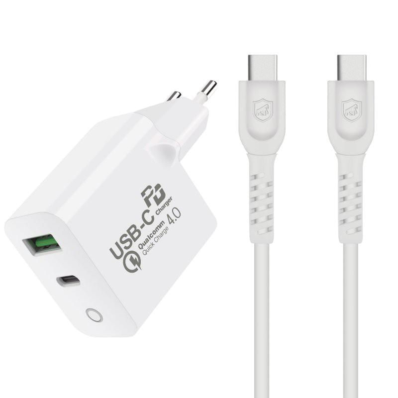 Carregador Samsung original + Cabo Tipo C - Gshield