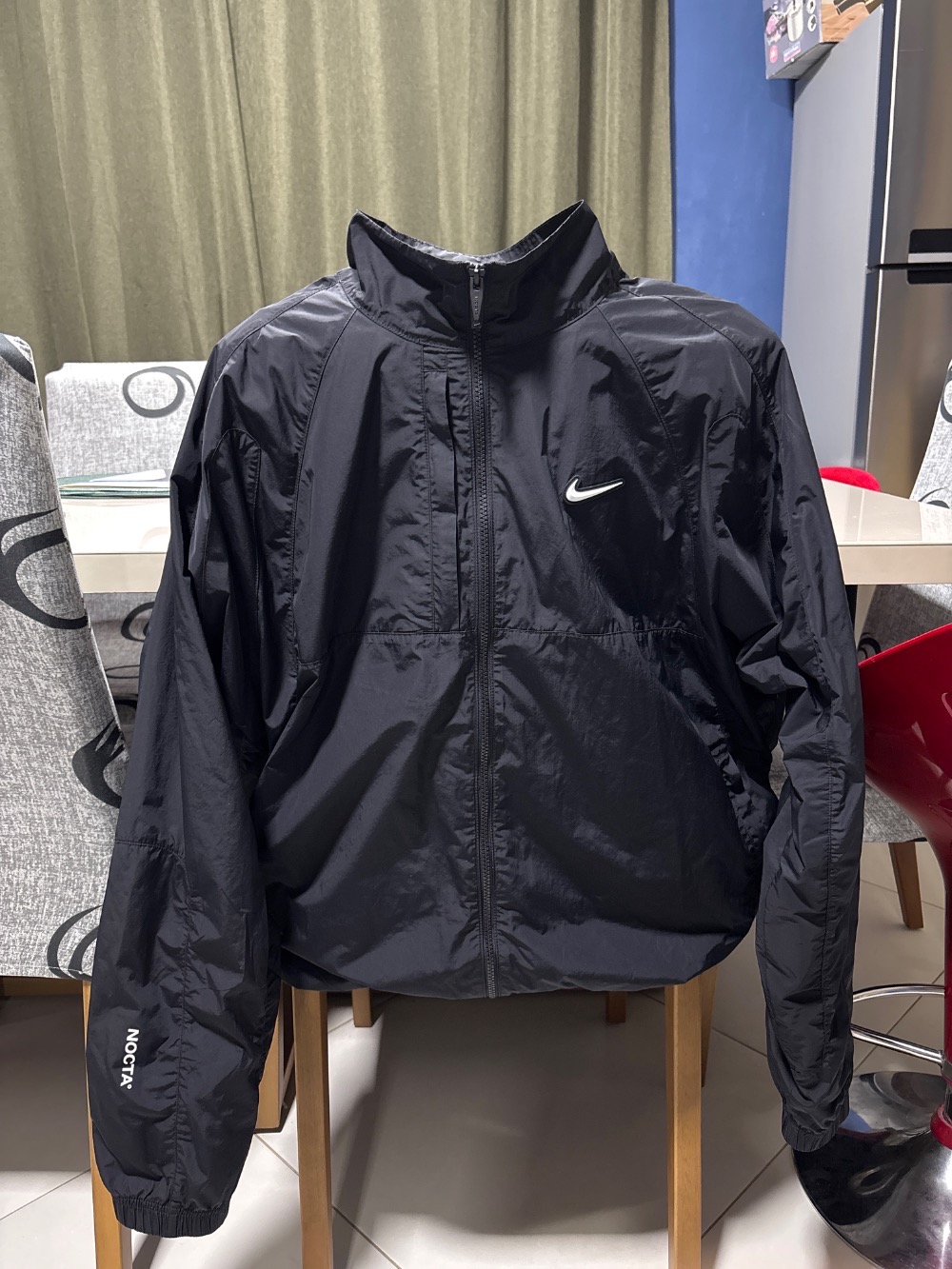 NOCTA x Nike Jaqueta Woven Track Black — XG, Usado