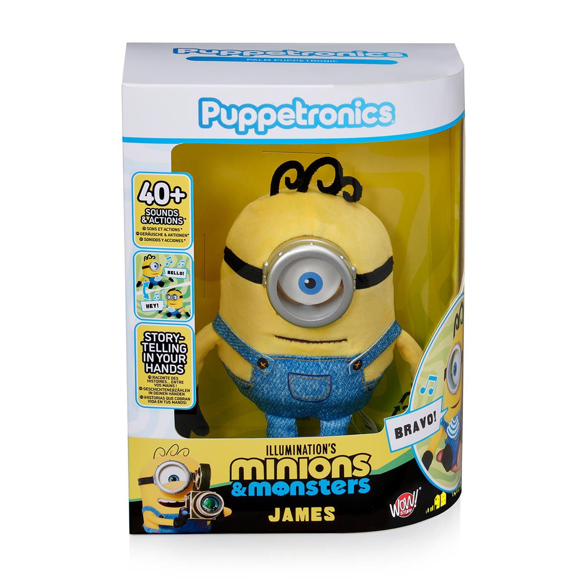 Pelúcia Interativa James - Puppetronics Minions & Monstros