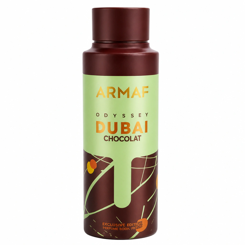 Odyssey Dubai Chocolate Body Spray — 200 ML