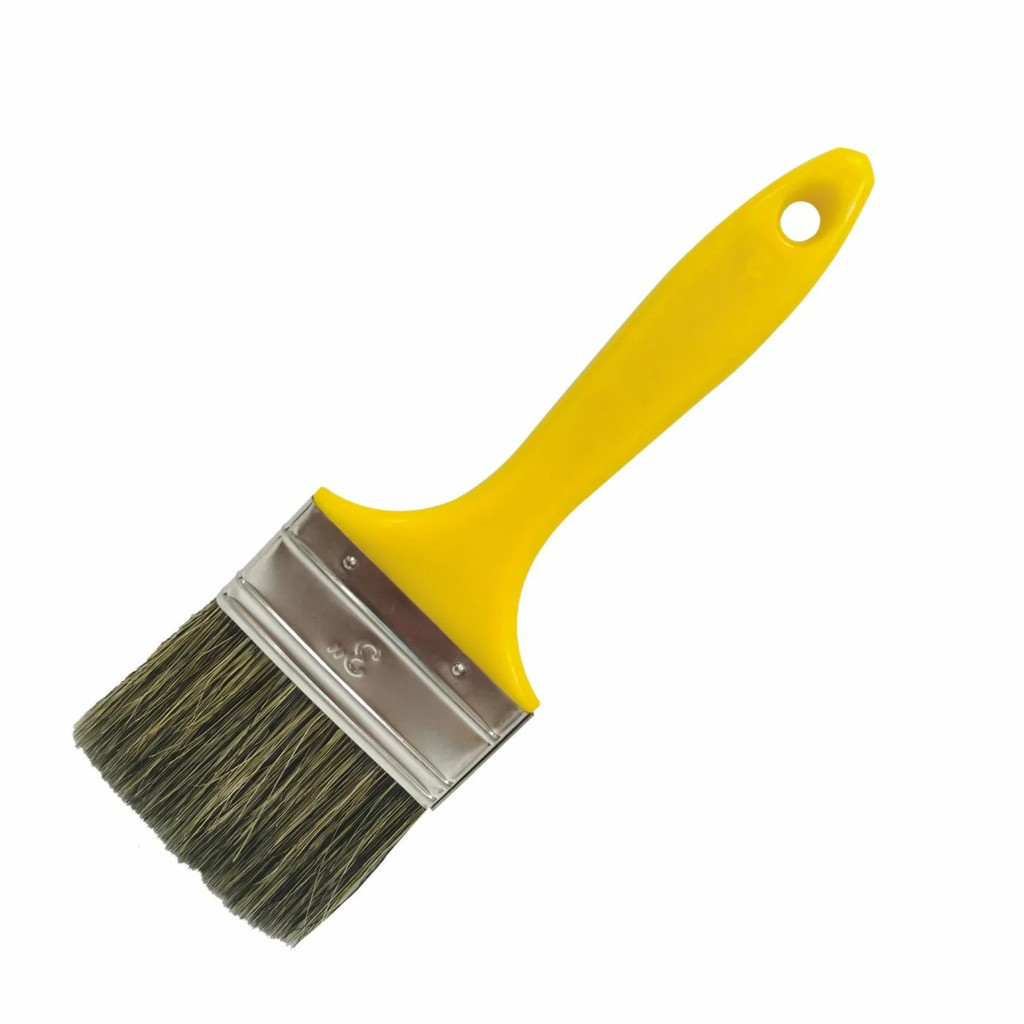 Pincel Trincha 2 Polegadas Cerda Gris Pintura