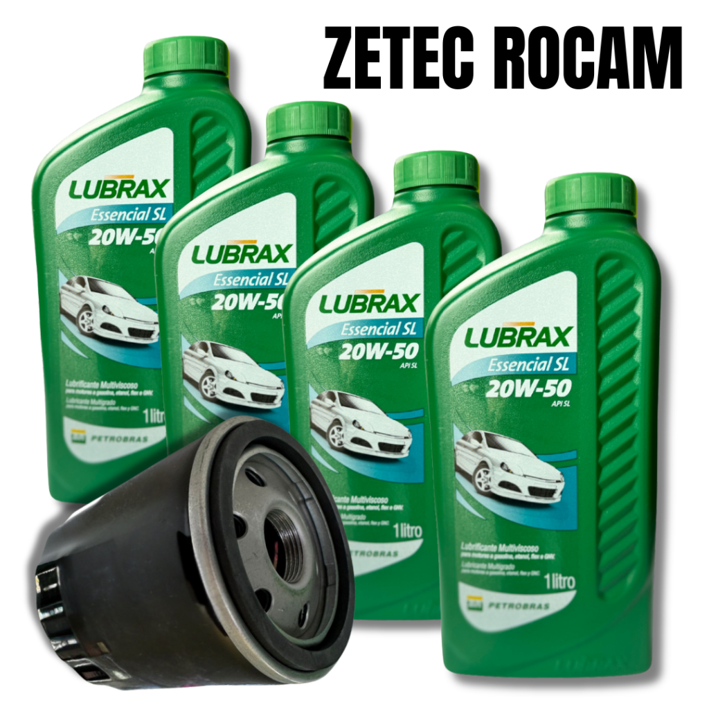 KIT TROCA TROCA DE OLÉO ZETEC ROCAM OLÉO MINERAL.
