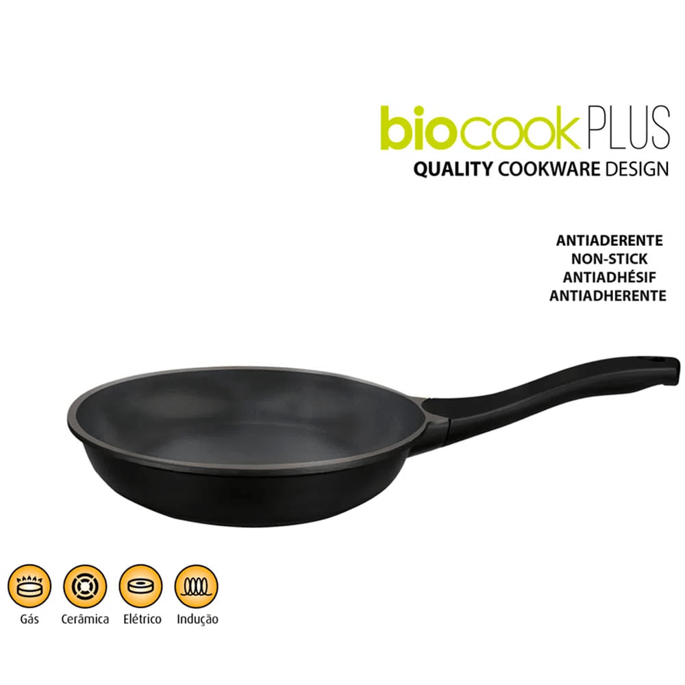 Foto 2 de Frigideira Biocook Plus Alta Indução 26Cm - Jomafe