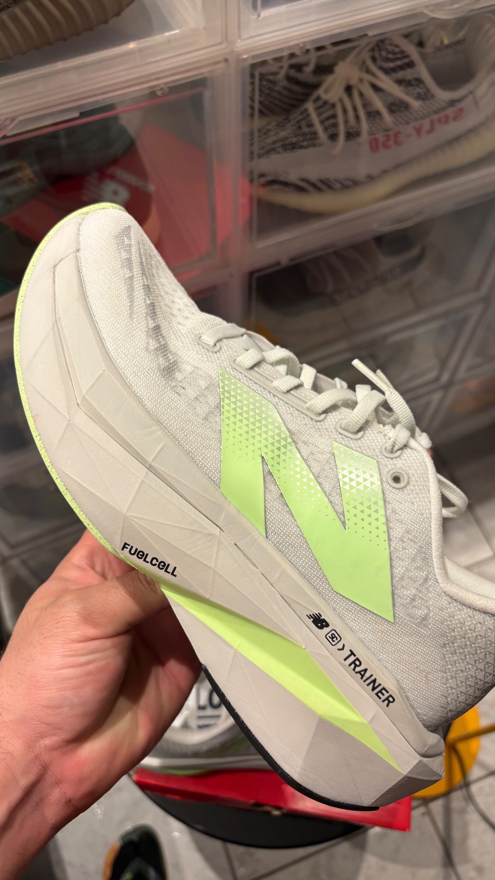 New Balance Fuelcell Supercomp Trainer V3 Green — 40, Novo