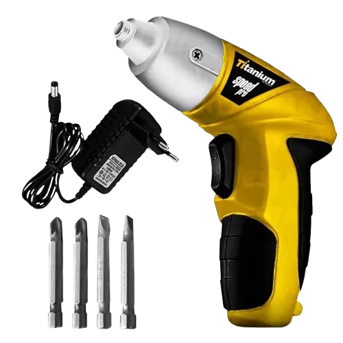 PARAFUSADEIRA A BATERIA SPEED PRO 4,8V TITANIUM