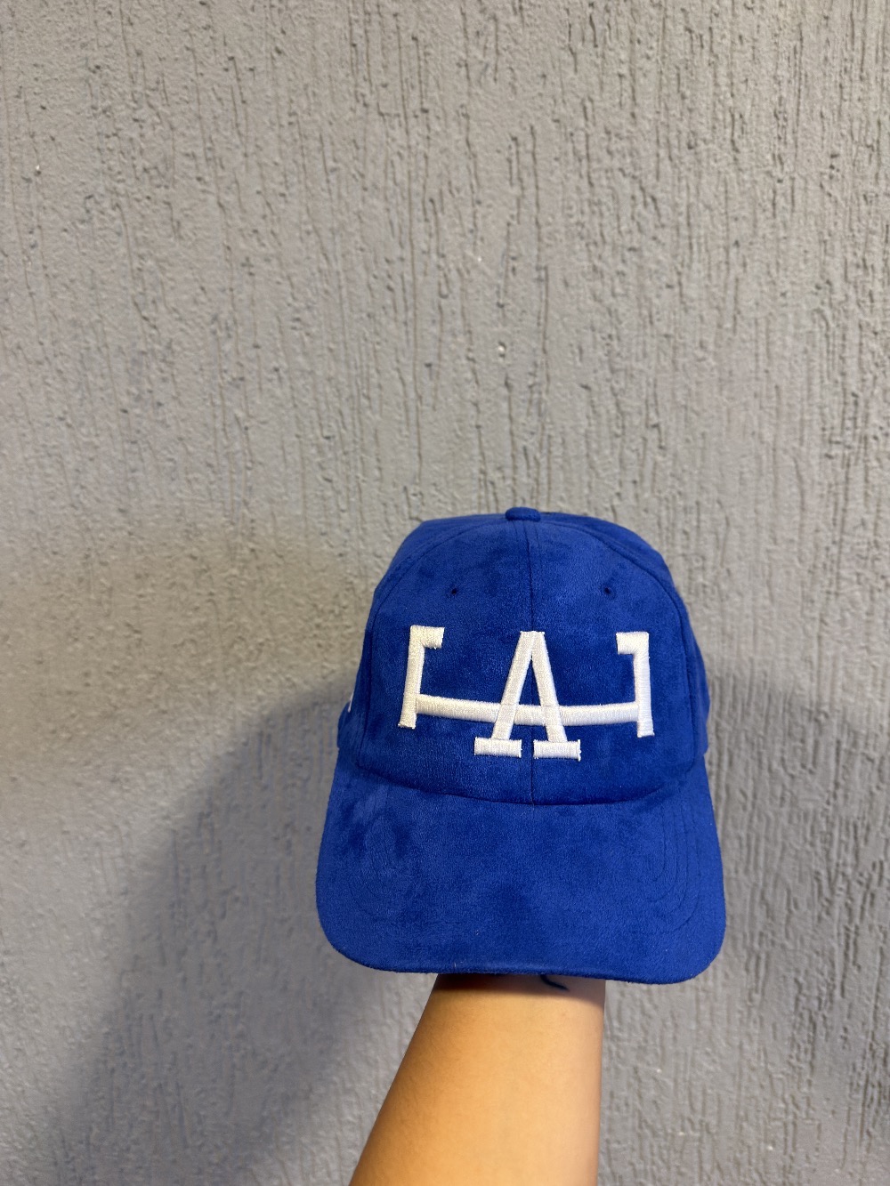 Boné oMA Studios LA Suede Blue — Único, Novo