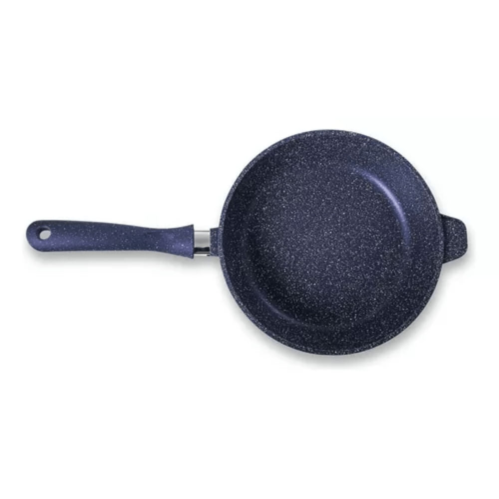 Foto 3 de Frigideira Graniflon Moda Do Chef Azul 24Cm - Marcamix Esmaltado