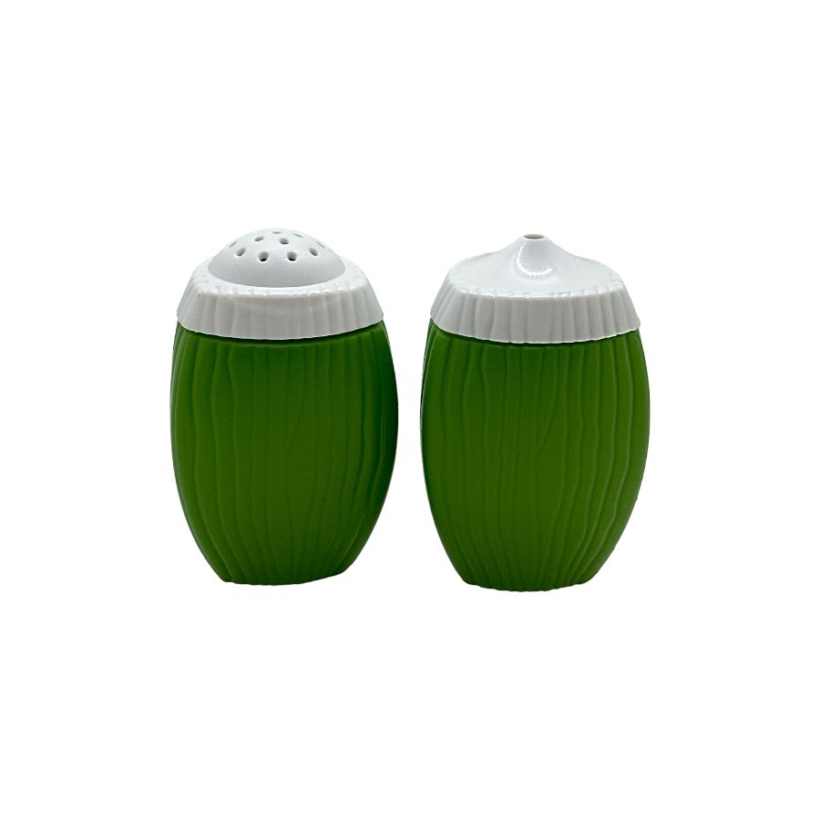 Kit Saleiro e Paliteiro Coco - Verde - 9,5cm - 1 unidade - Rizzo