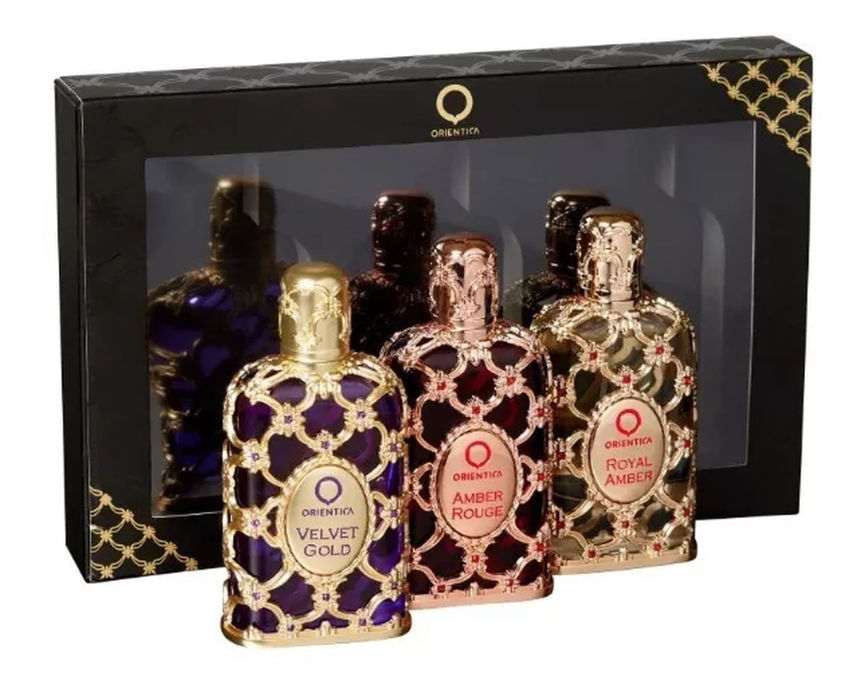 Kit Orientica Luxury Collection Amber Rouge + Royal Amber + Vevelt Gold (3 X 30ml)