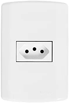 TOMADA 2P+T 20A 250V C/ PLACA 4X2 PLUZIE