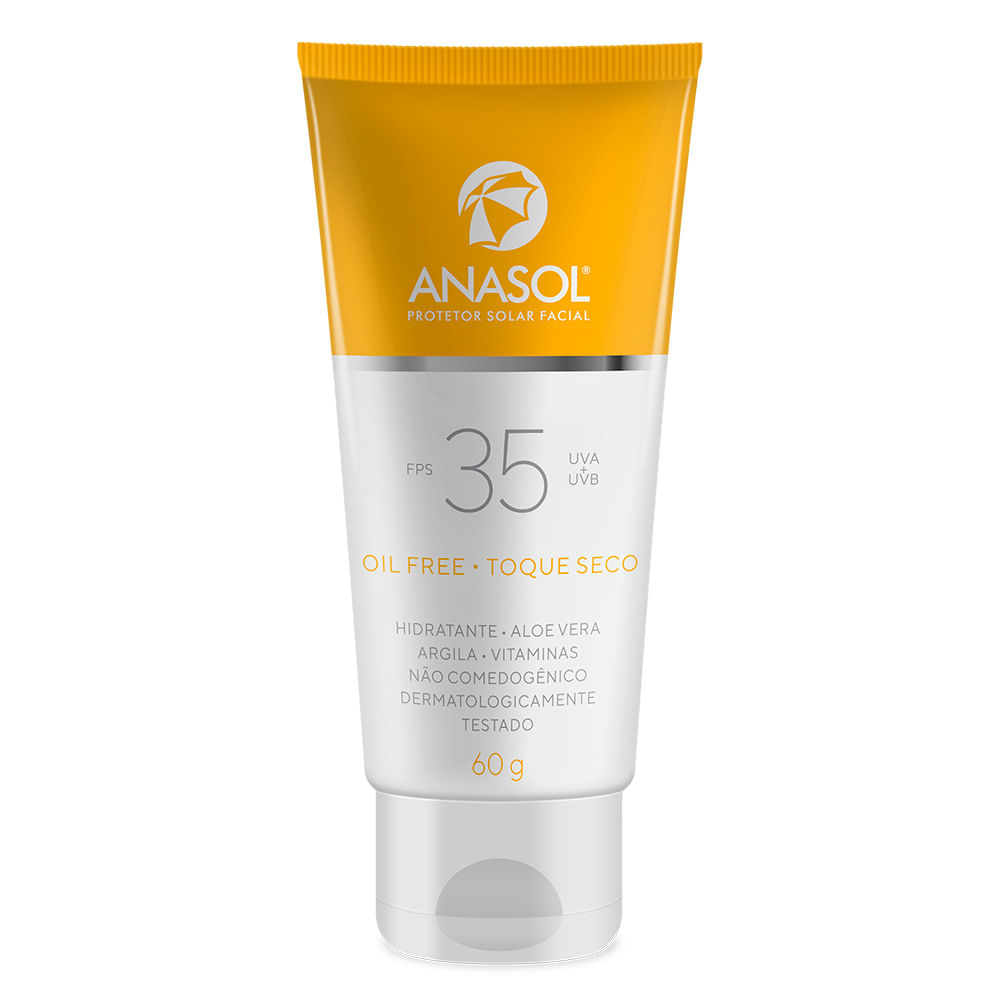 Protetor Solar Facial FPS 35 Anasol — 60g