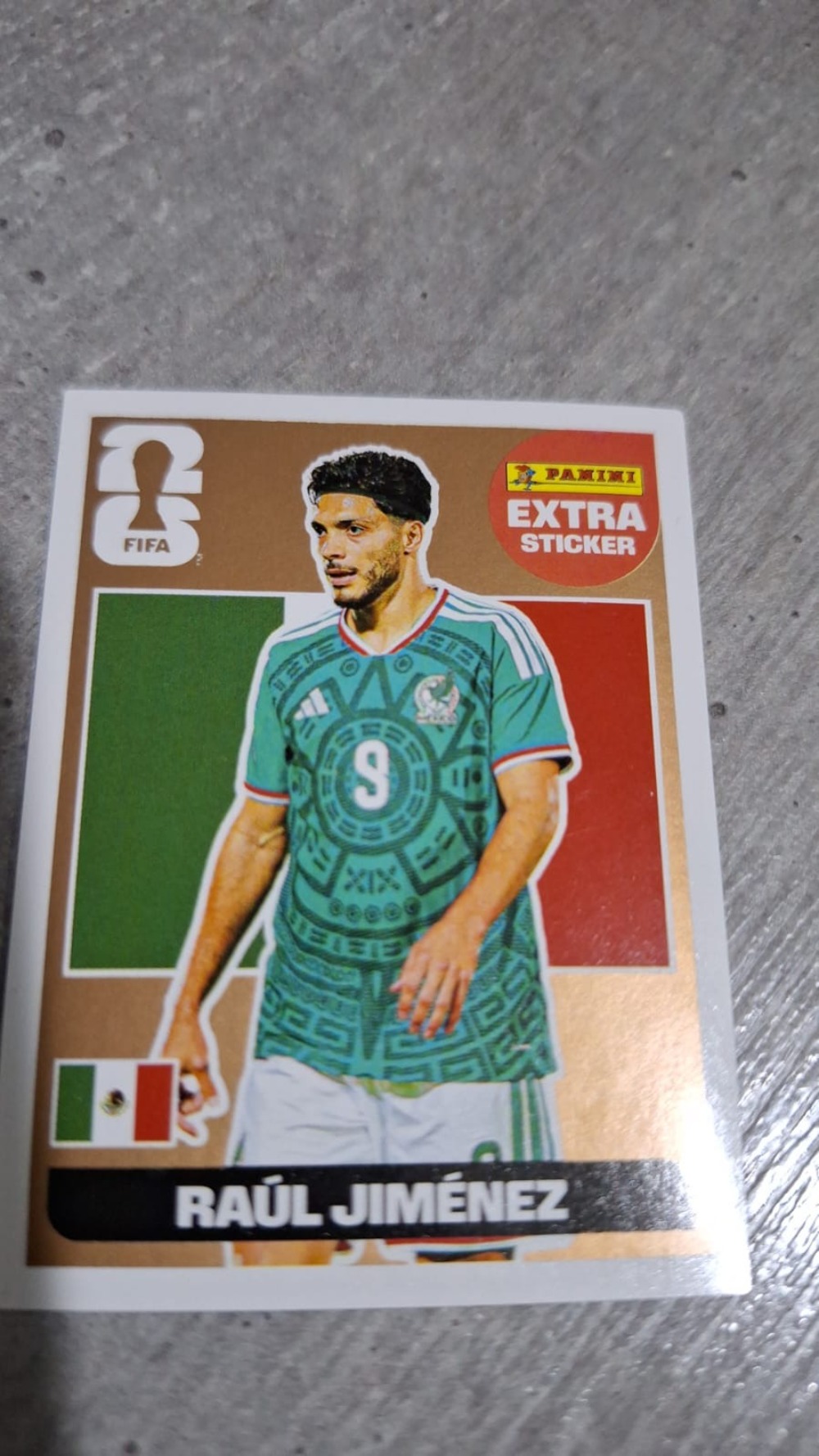 Figurinha Panini Raúl Jiménez Legend Bronze FIFA World Cup 2026 — Near Mint, Novo