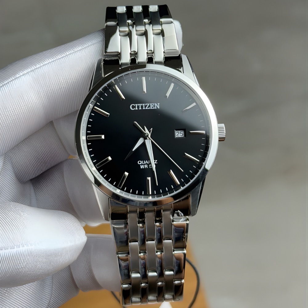 Relógio Citizen Dress Gentleman Black 39 mm — Único, Novo