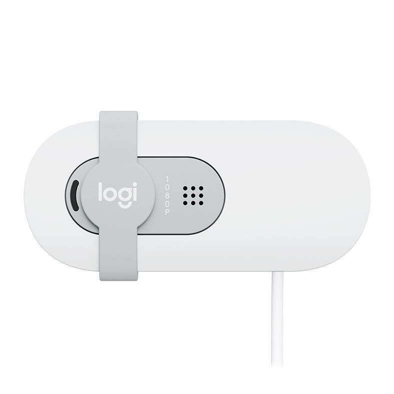 Foto 4 de Webcam Logitech Brio 100, FHD, 1080p, USB, Branco, 960-001615