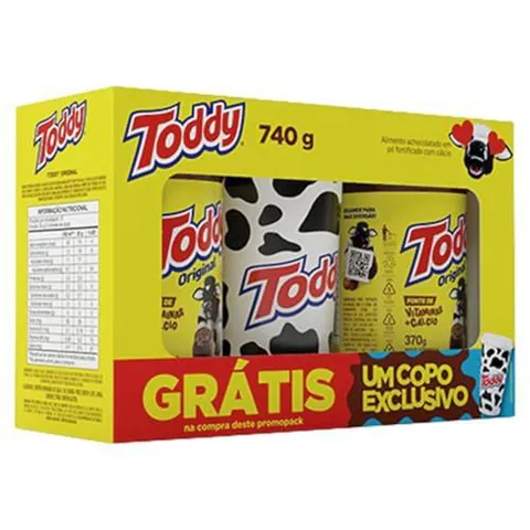 Kit 2 Achocolatados Toddy Pó 740g
