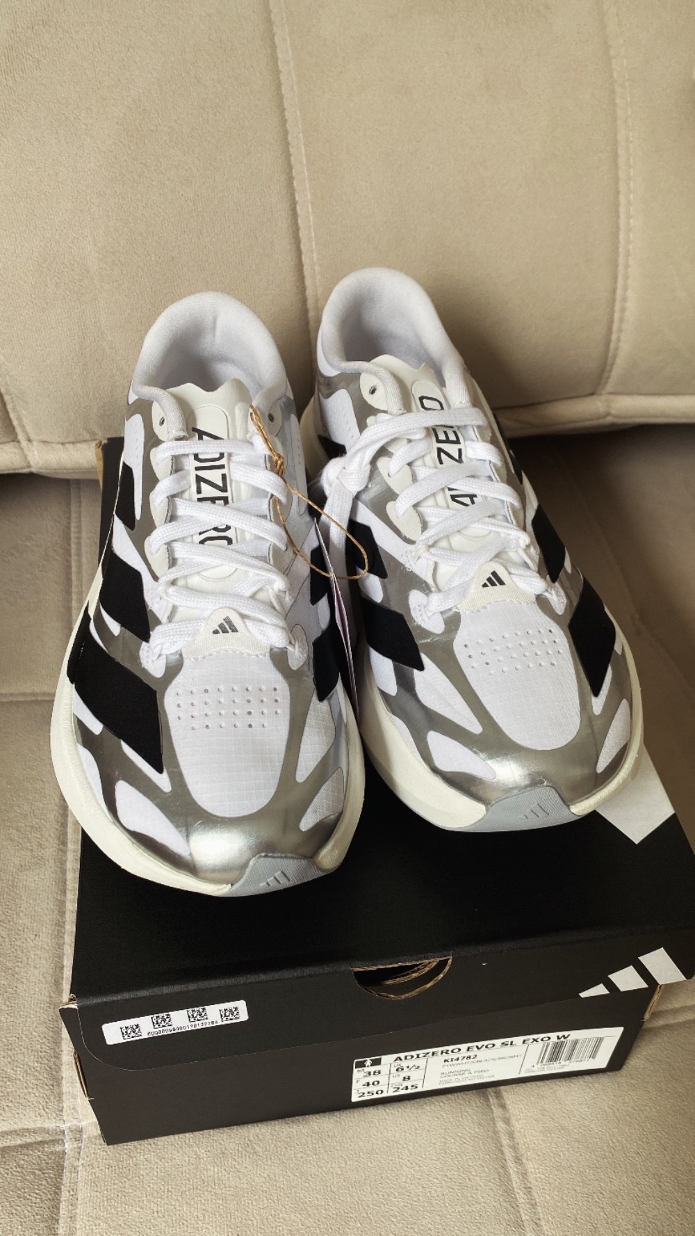 adidas Adizer EVO SL EXO Cloud White — 34 / 35 / 36 / 37, Novo