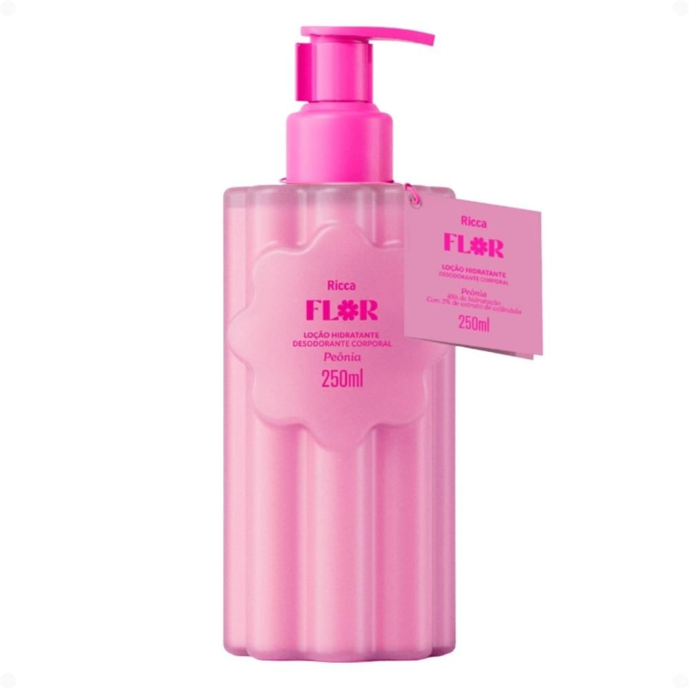 Loção Hidratante Corporal Ricca Flor Peônia 250ml