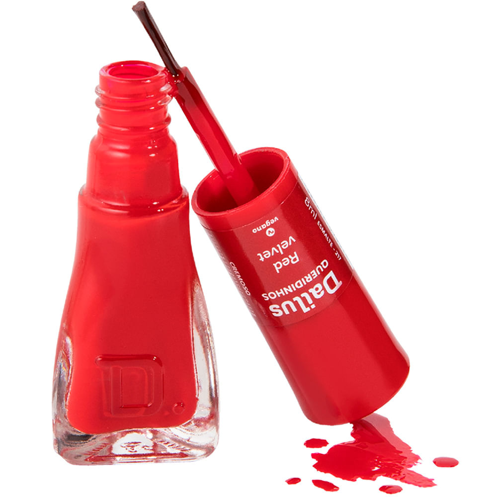 Foto 4 de Esmalte Cremoso Tons Vermelho Dailus — 217 Red Velvet