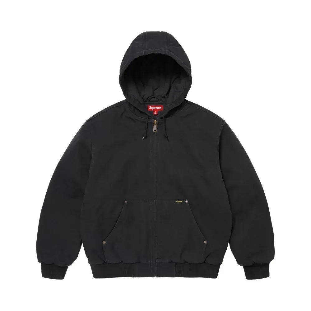 The Misfits x Supreme Jaqueta Hooded Work Black SS26-W7 — M / G / XG / 2XG, Novo