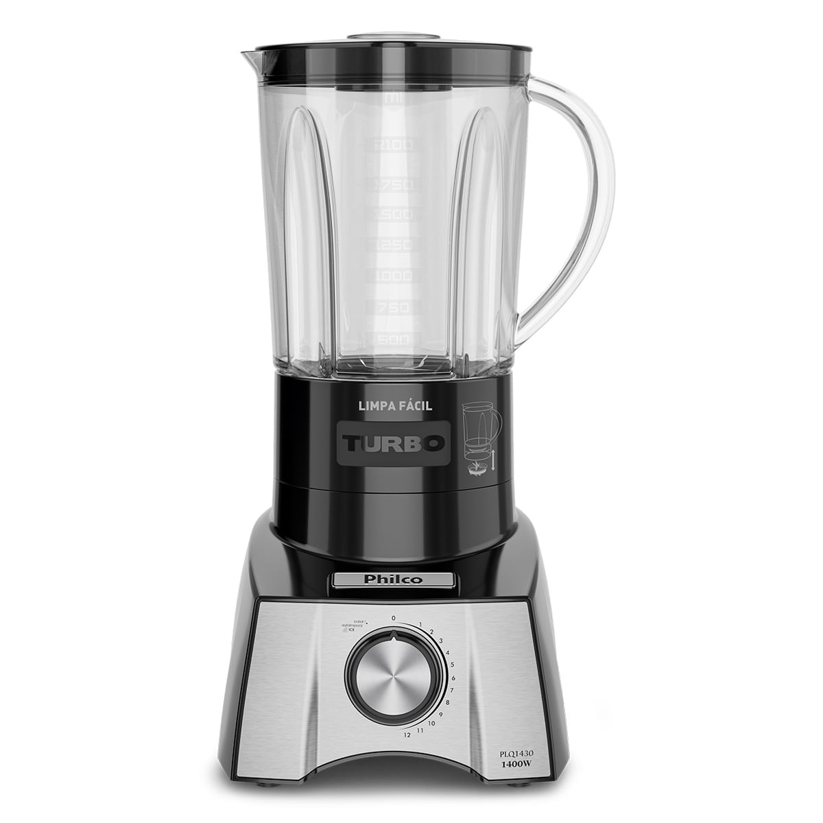 Liquidificador Philco PLQ1430P Limpa Fácil Pro Maxx 6 1400W 110