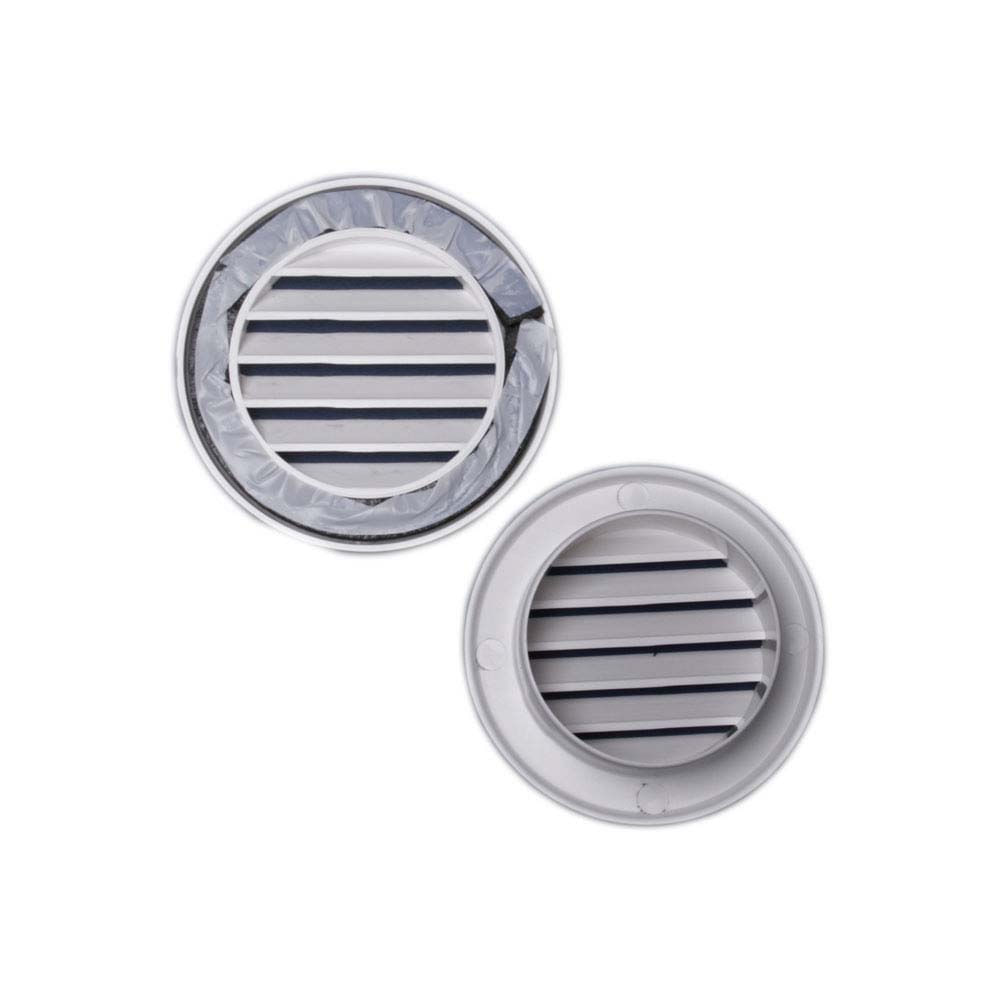 Kit com 12 grades de ventilação para armários 50mm branca WDB