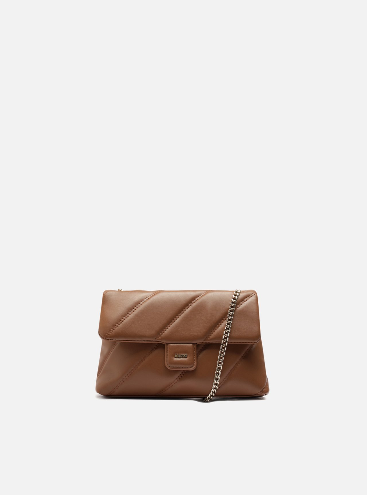 Bolsa Tiracolo Nude Pequena Matelassê Corrente