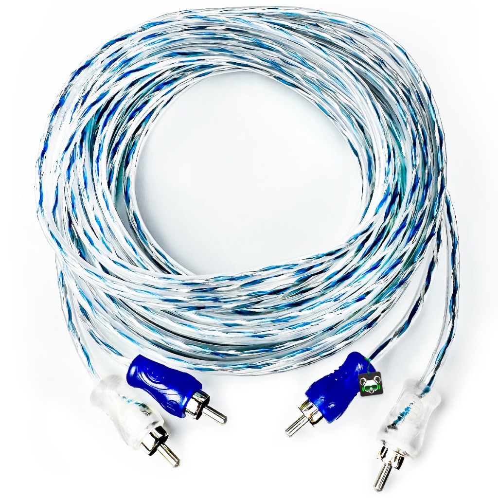 Cabo Rca Injetado Blindado 5 Metros Dupla Blindagem 4mm Svart