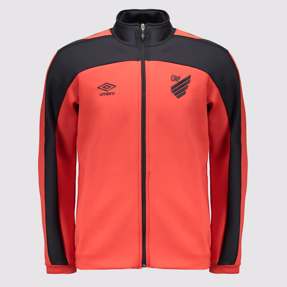 Jaqueta Umbro Athletico Paranaense Hino 2026 Vermelha e Preta