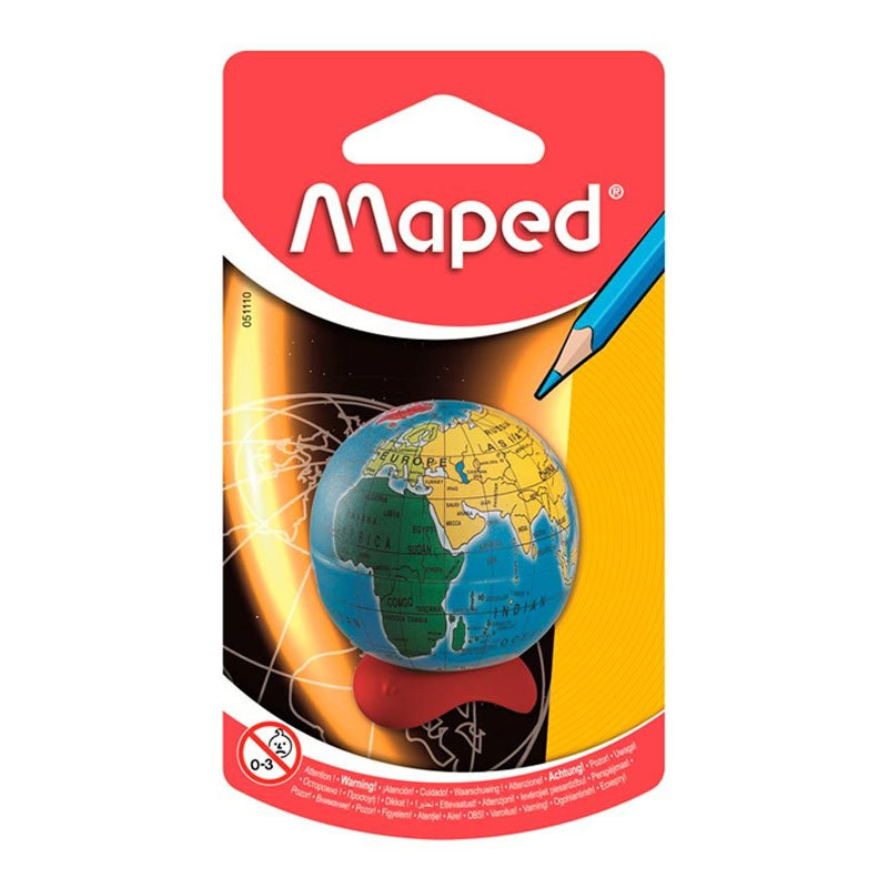 Apontador com coletor Globo 1 furo 051110 Maped