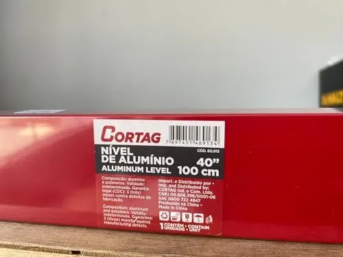 NIVEL DE ALUMINIO 40 CORTAG