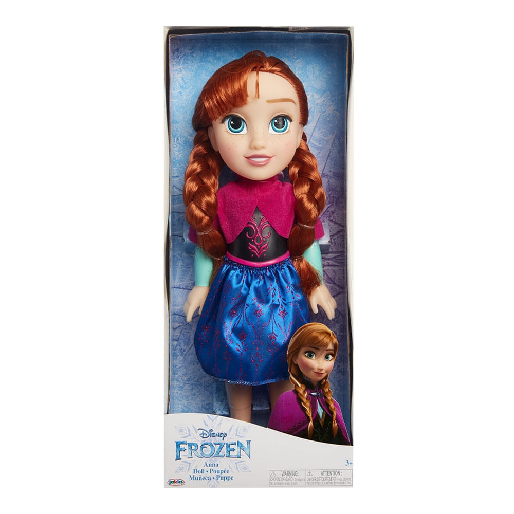 Boneca Princesa Disney Anna Frozen 38cm Multikids - BR2209 BR2209