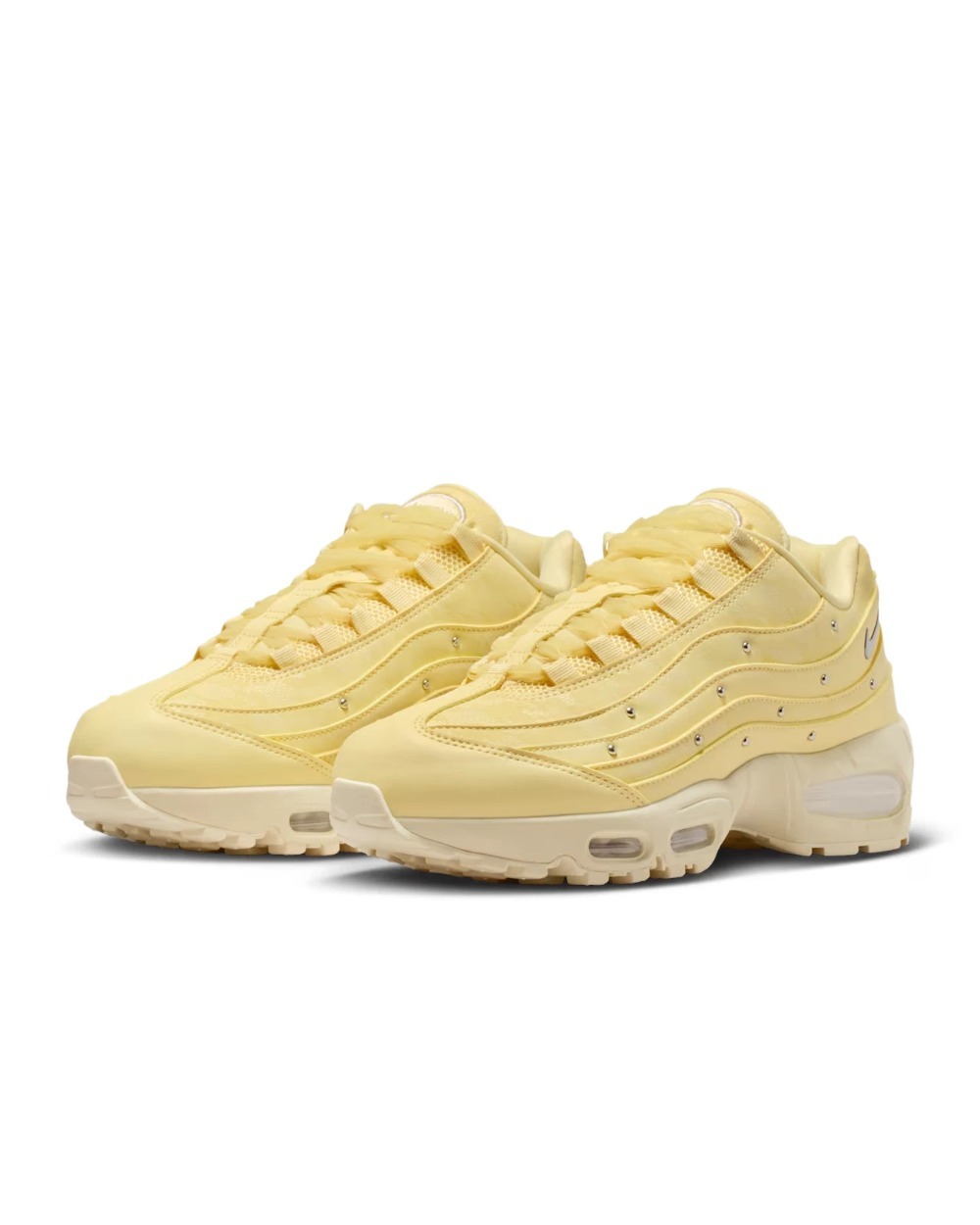 Nike Air Max 95 Big Bubble Soft Yellow Feminino — 40 / 40.5 / 41 / 42 / 42.5, Novo