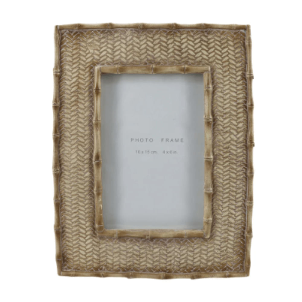 Porta Retrato Em Resina E Madeira 18X13 - Btc