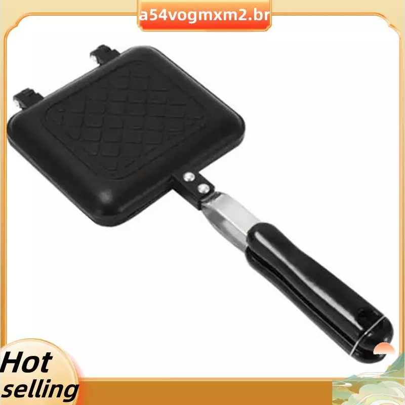 Máquina De Sanduíche De Ferro Antiaderente , Fabricante De Torradas , Pão , Café Da Manhã , Churrasco , Forno , Panqueca