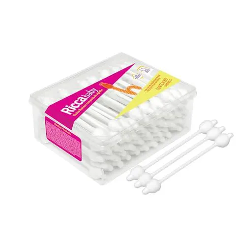 [Rec] Ricca Hastes Flexíveis Baby Ricca 60un