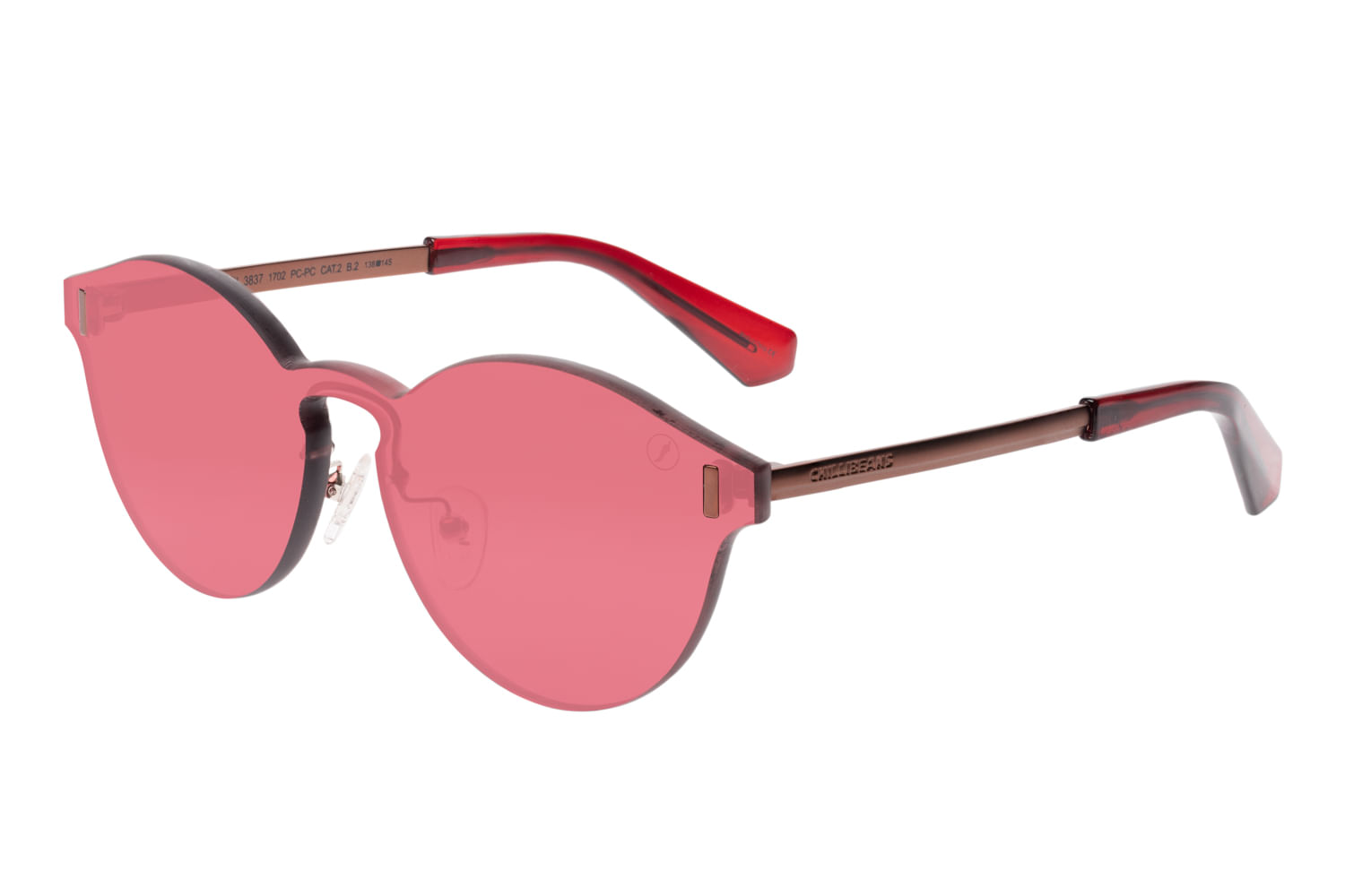 Óculos de Sol Feminino 5MM Clássico Redondo Marrom OC.CL.3837.1702 M